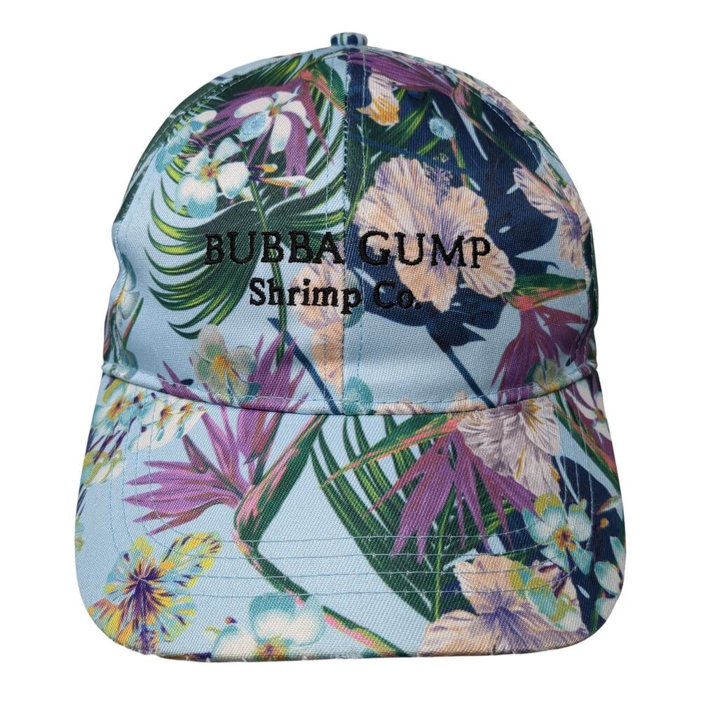 Bubba Gump Shrimp Co Strapback Baseball Hat Multicolor One Size Floral